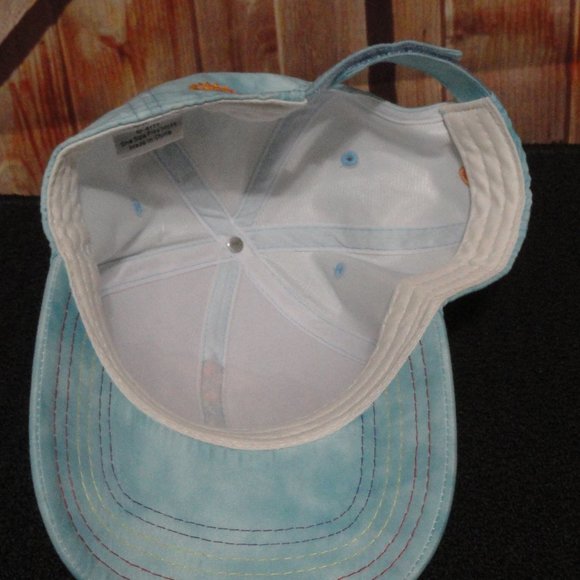 Dog is love Colorful Dog ball cap~EUC~tie dye blue, hook & loop back~Dog… - Picture 6 of 8